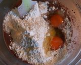 減量中に！プロテインチョコバナナケーキ作り方4写真