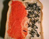 美味しい☆塩昆布と明太子のチーズトースト作り方2写真