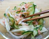 かぶときゅうりのからし酢味噌サラダ作り方3写真