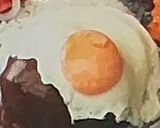 ハンバーグ卵のせ(*'▽'*)作り方12写真