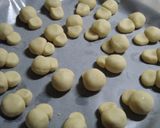 ぷっくり可愛い　雪ダルマンクッキー＾＾作り方8写真