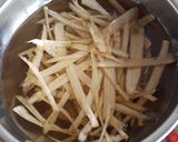 フライドゴボウ（ニンニク味）作り方3写真