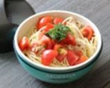 冷たい麺弁当　キノコとツナの冷製パスタ作り方9写真