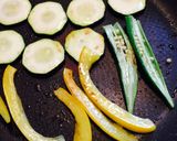 キラキラジュレとグリル野菜☆冷製ラーメン作り方5写真