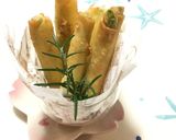 食べやすい☆アスパラとチーズの春巻き作り方5写真