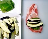 簡単 ポン酢とバターで食べるなすの肉巻き作り方3写真