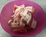 干しキャベツと豚肉の栄養満点炒め作り方2写真