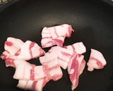 めんつゆだけ！豚バラと茄子のめんつゆ炒め作り方2写真
