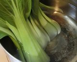 えびとチンゲン菜の中華風炒め作り方1写真