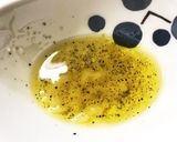 アヒージョ風ポテトとアスパラのチーズ焼き作り方5写真