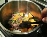 牛肉とゴーヤと南瓜の生姜煮作り方4写真
