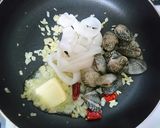 M´s特製！！イカとアサリのペスカトーレ作り方3写真