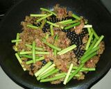 牛肉とにんにくの芽の甘辛炒め煮作り方4写真