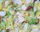 白菜とベーコンの桜えび炒め☆簡単で美味！作り方10写真