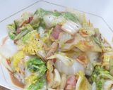 白菜とベーコンの桜えび炒め☆簡単で美味！作り方13写真