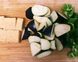 なすとピーマンと厚揚げの旨辛炒め作り方1写真