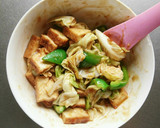 レンジで簡単節約☆厚揚げ回鍋肉。作り方4写真