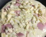 朝食に❤️チーズベーコンのホットケーキ作り方3写真