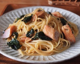 鮭とほうれん草の和風パスタ♪作り方5写真