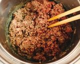 もずくで台湾混ぜそば風!肉味噌のっけめん作り方4写真