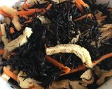レンジDEひじき煮作り方2写真