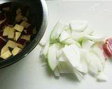 簡単☆さつまいもとベーコンのパスタ☆作り方1写真