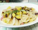 簡単☆さつまいもとベーコンのパスタ☆作り方8写真