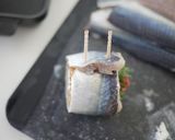 梅と大葉入り竹輪と鰯のグリル＊チーズ焼き作り方9写真