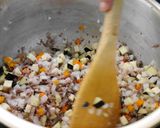 淡路島玉ねぎとナスのキーマカレー作り方3写真