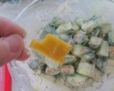 簡単ゴロゴロきゅうりの辛子マヨネーズ和え作り方3写真