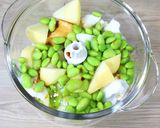 枝豆たっぷり・ふわふわ豆腐の落とし揚げ。作り方3写真