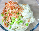 枝豆たっぷり・ふわふわ豆腐の落とし揚げ。作り方5写真