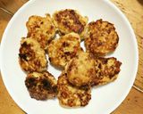 豆腐入りでヘルシー!和風鳥つくねバーグ作り方4写真