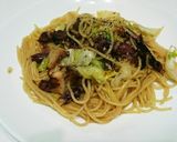 ホタルイカとキャベツの生パスタ風♪作り方5写真