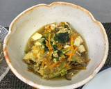 挽肉と豆腐の卵とじ<やよい会>作り方6写真