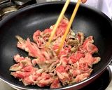 焼きなすと牛肉の甘辛ソース<やよい会>作り方3写真
