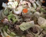 我が家の焼きうどん作り方3写真