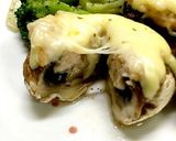 バターがじゅわ〜☆マッシュルームの肉詰め作り方9写真