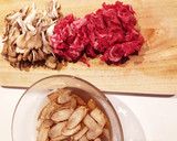 牛肉とごぼうのしぐれ煮(炊き込みご飯)作り方1写真