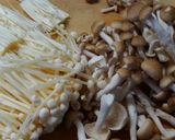 水菜とピーマン きのこの味噌にんにく煮❀作り方2写真