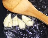 味付簡単⊂柔らか⊃トンテキでお好み焼き風作り方5写真
