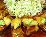 四日市トンテキわさび仕立て作り方5写真