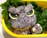 怪獣？恐竜？可愛めゴジラのキャラ弁＊＊作り方6写真
