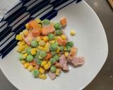 レンジ簡単洋風プルコギ味オムライス弁当作り方1写真