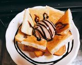 カフェで食べたお洒落なハニートースト作り方7写真