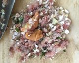入梅鰯のなめろう作り方4写真