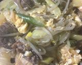 牛肉とセロリのエスニック風春雨炒め作り方7写真
