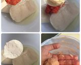 ＊明太子の紫陽花(あじさい)揚げ＊作り方2写真