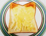 簡単！チーズ＊シナモン＊はちみつトースト作り方2写真