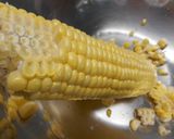 めっけもん♪とうもろこしのバター醬油ご飯作り方2写真